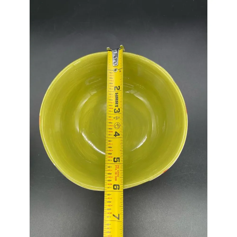 Pier 1 Urban Dot Earthenware Set of 2 Cereal Bowls 6” *Small Paint Chip on each
